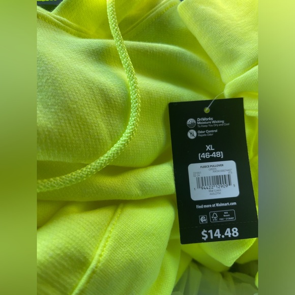 Athletic Works Men's Fleece Pullover Hoodie Sweatshirt - Picture 5 of 5